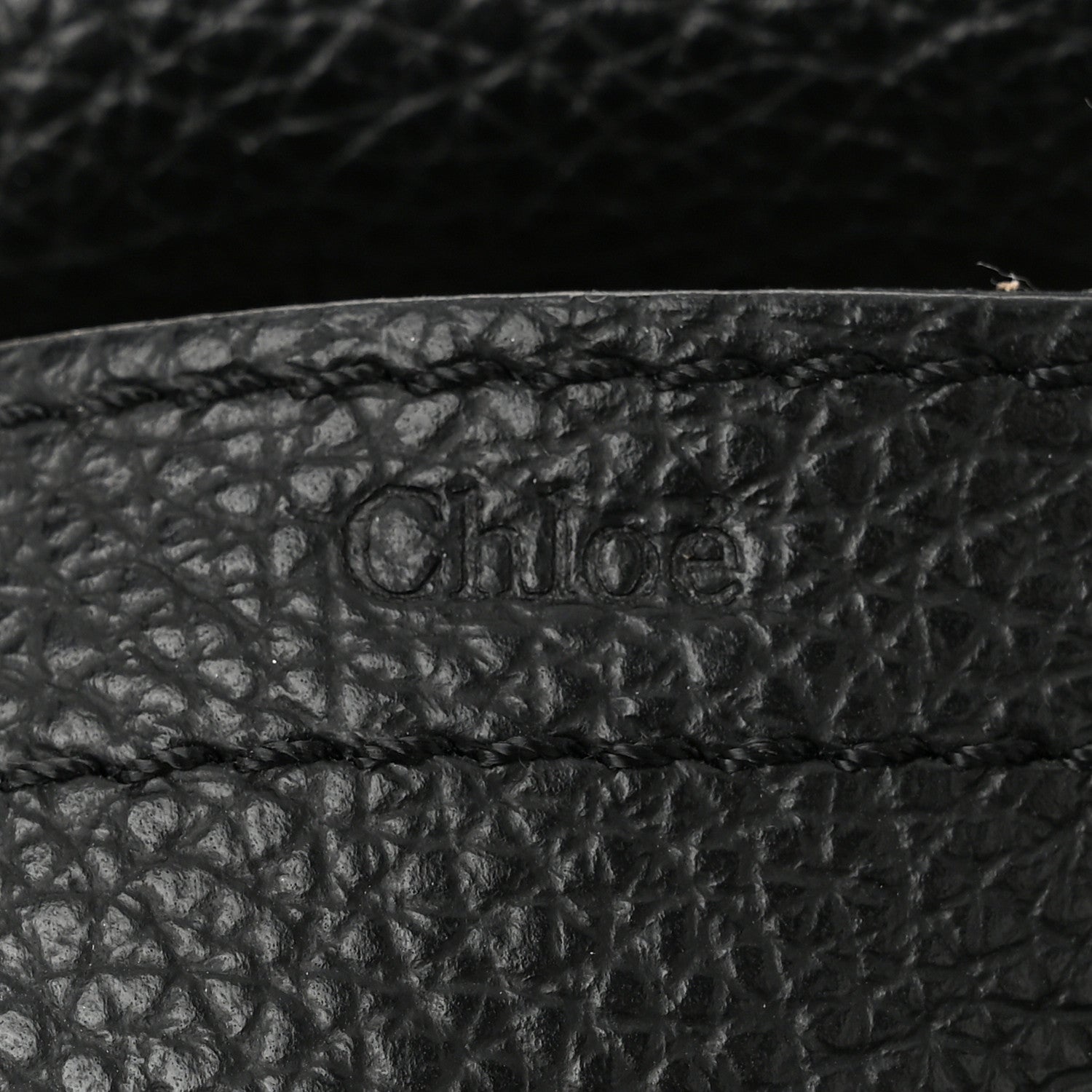 Chloe Grained Calfskin Small Marcie Saddle Bag Black 6 of 10