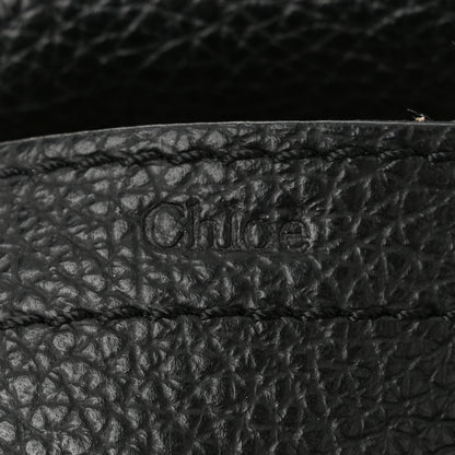 Chloe Grained Calfskin Small Marcie Saddle Bag Black 6 of 10