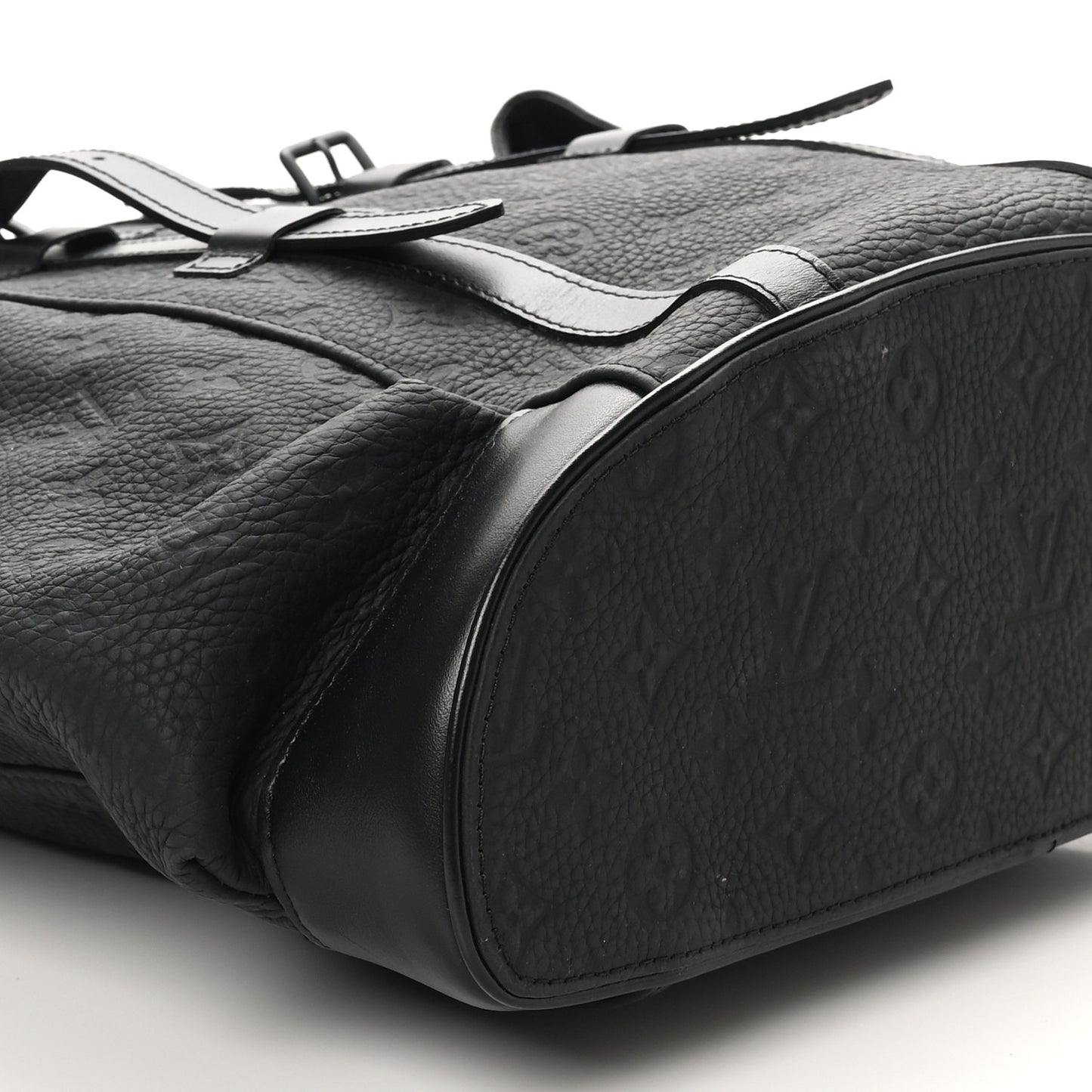 Taurillon Monogram Christopher MM Backpack Black