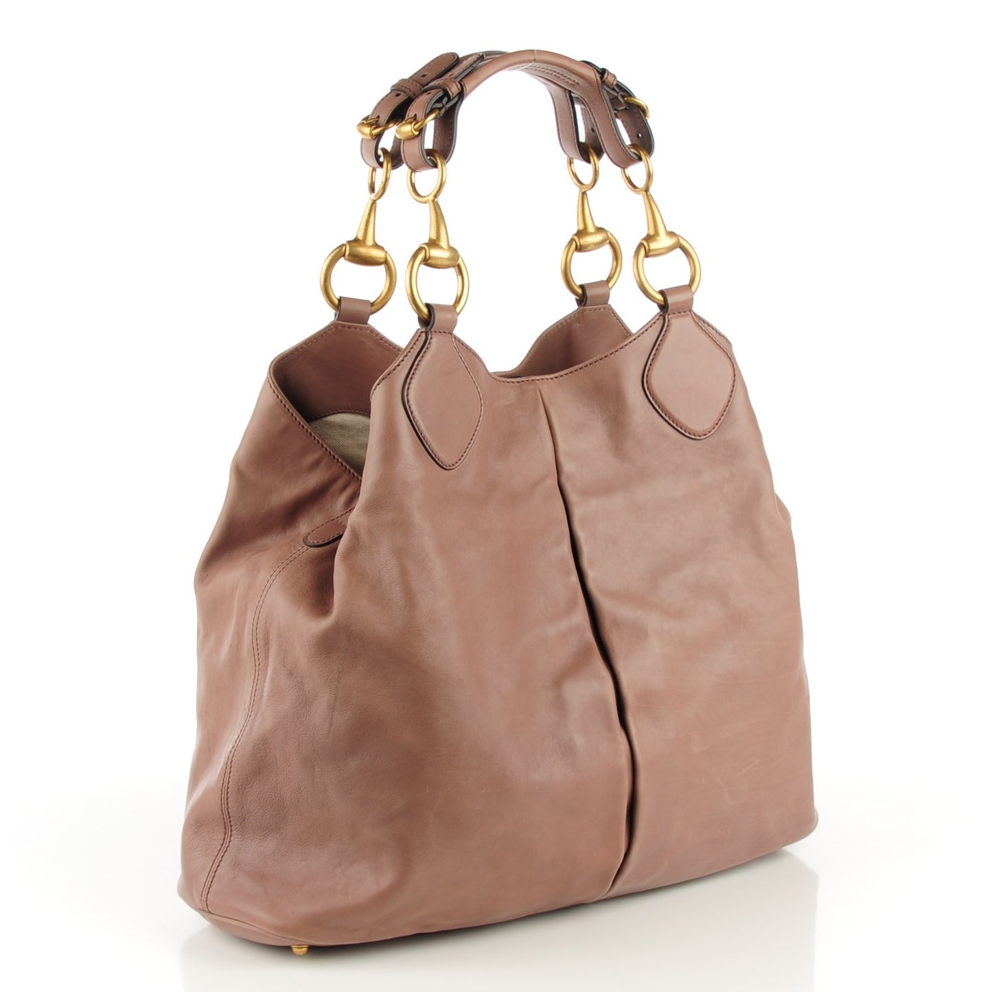 Calfskin Soft Icon Tote Pink Tan