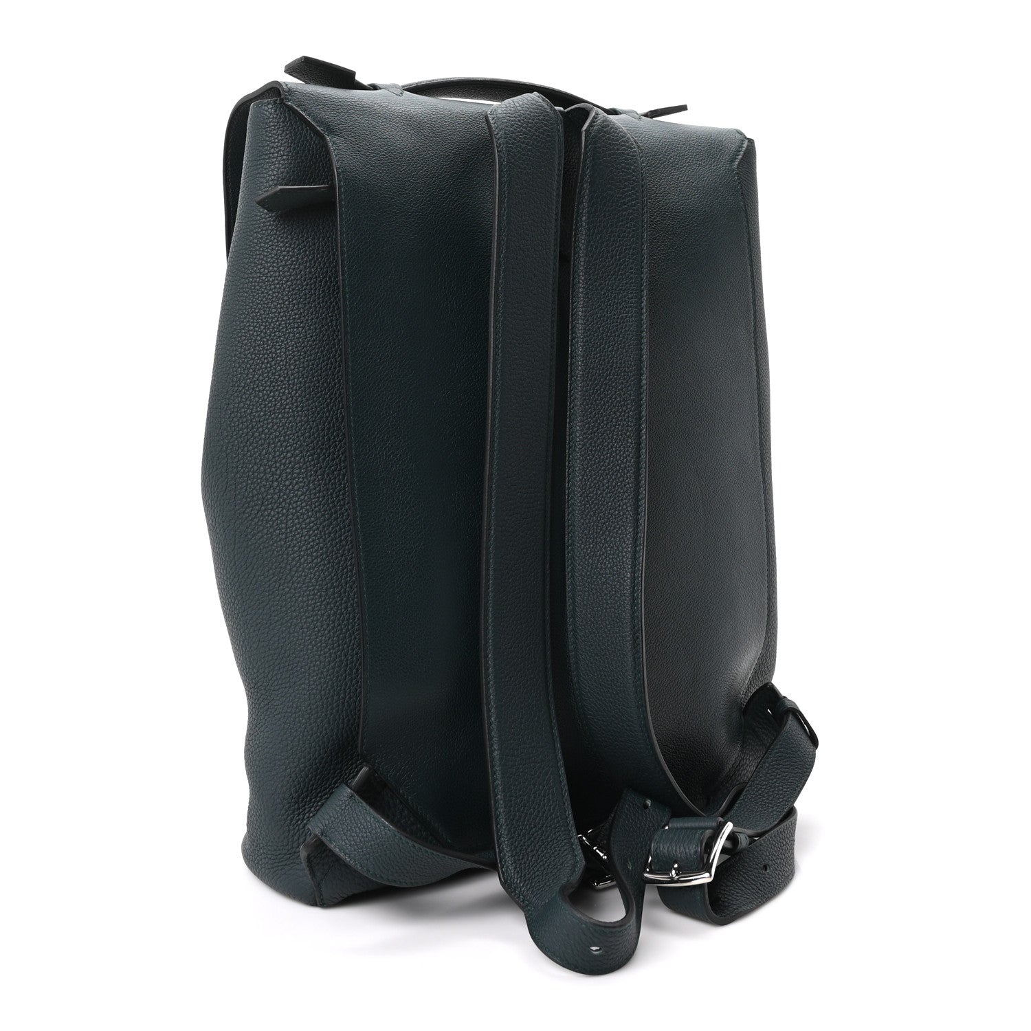 Hermes Evercolor Taurillon Maurice Flash Backpack Vert Cypress 3 of 9