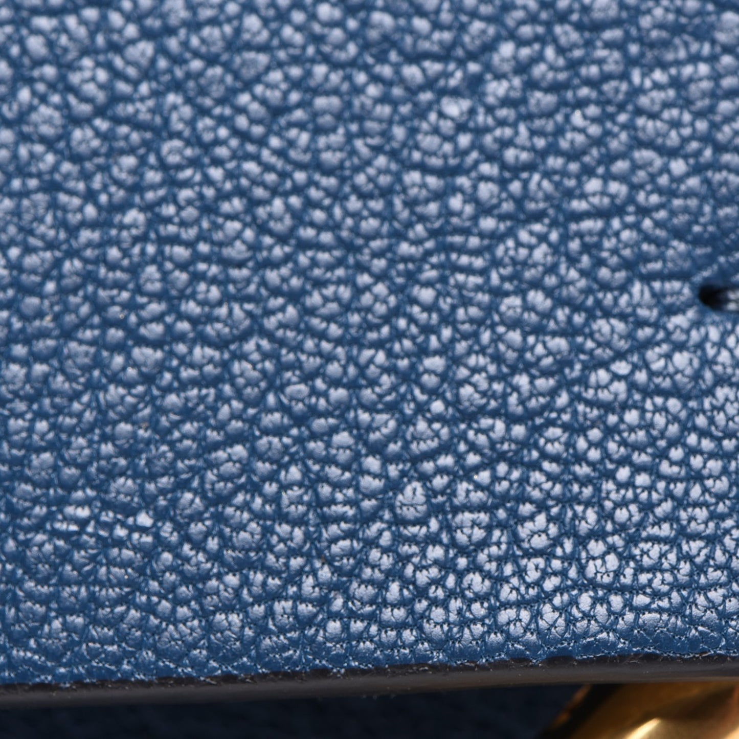 Calfskin Medium Faye Shoulder Bag Denim Blue