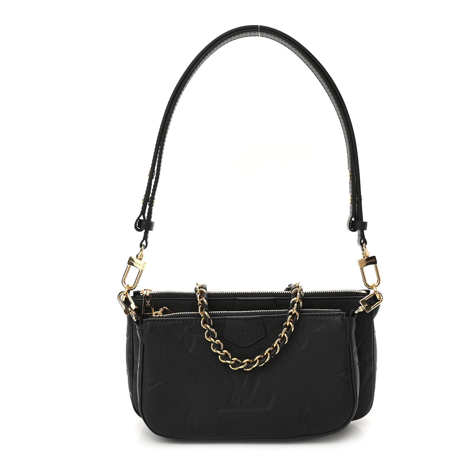 Louis Vuitton Empreinte Monogram Giant Multi Pochette Accessories Black 1 of 11