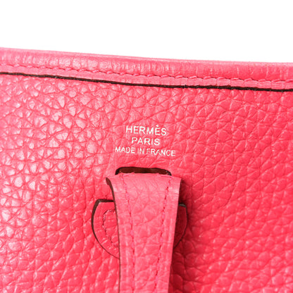 Hermes Taurillon Clemence Evelyne TPM Rose Extreme 6 of 12