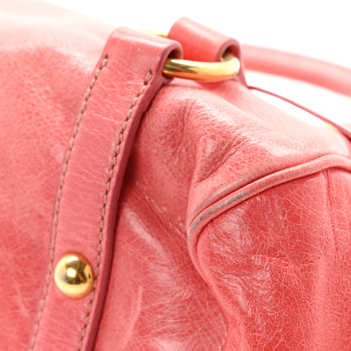 Miu Miu Vitello Lux Mini Bow Bag Rosa 10 of 10
