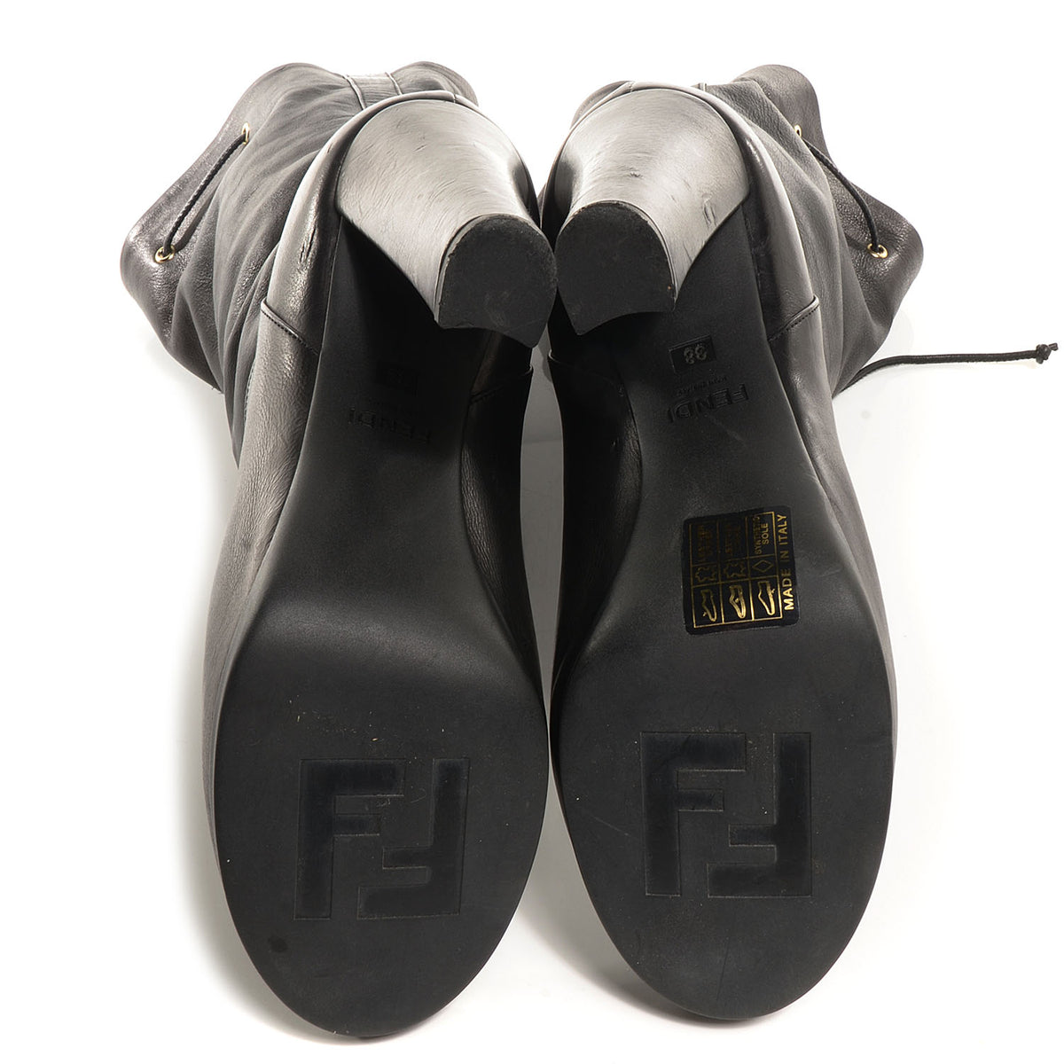 Fendi Leather Boots 38 5 of 6