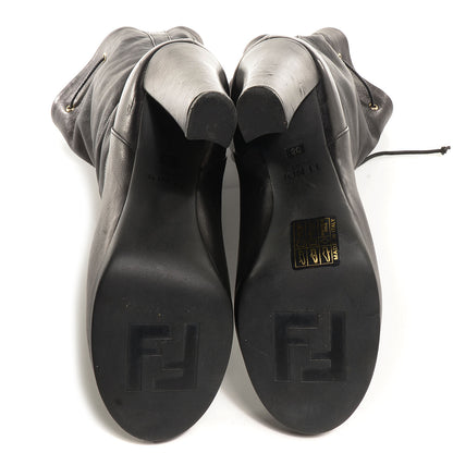 Fendi Leather Boots 38 5 of 6