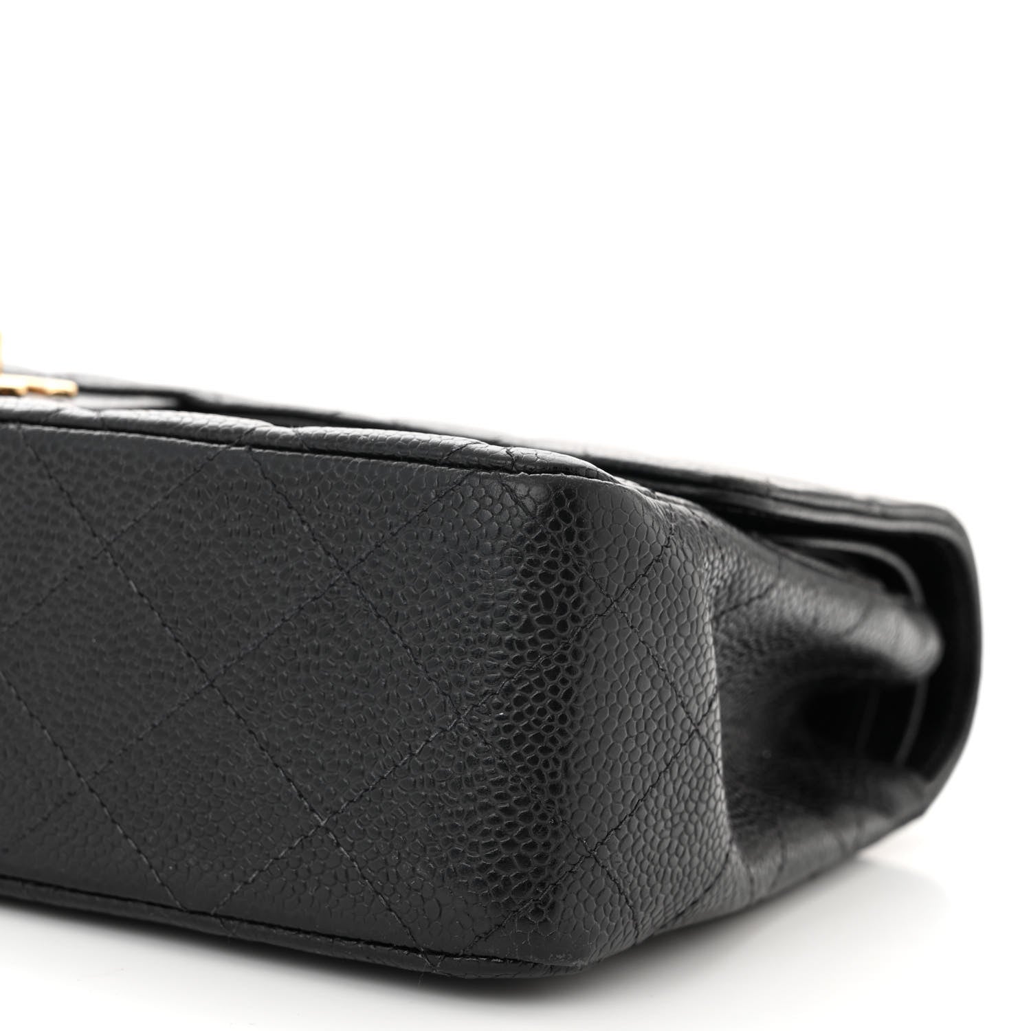 Chanel Caviar Quilted Medium Double Flap Black 10 of 12