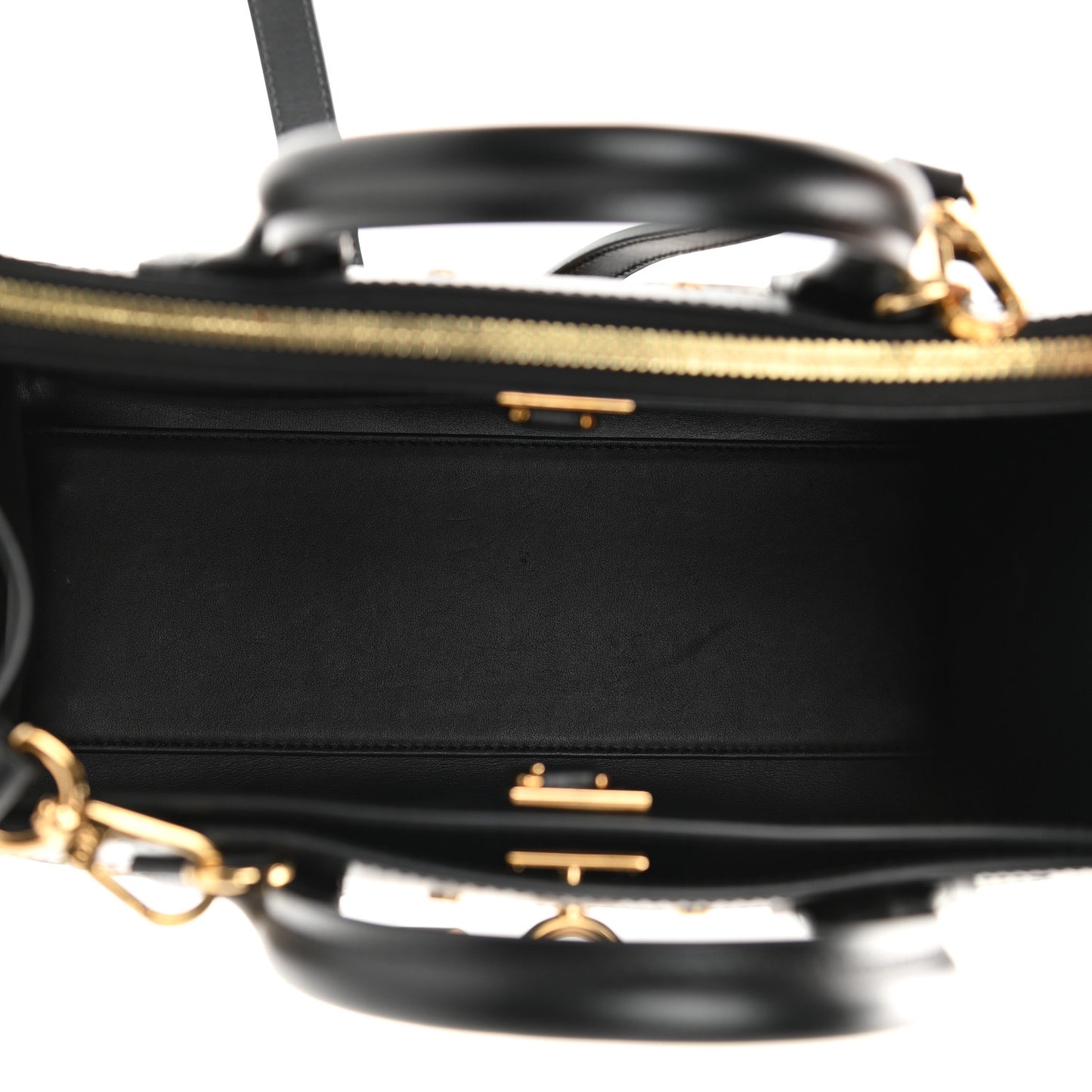 Calfskin Monogram Damier Tressage City Steamer PM Black