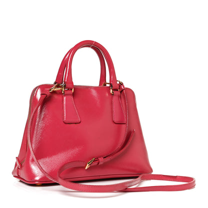 Prada Saffiano Vernice Mini Promenade Double Zip Tote 3 of 13