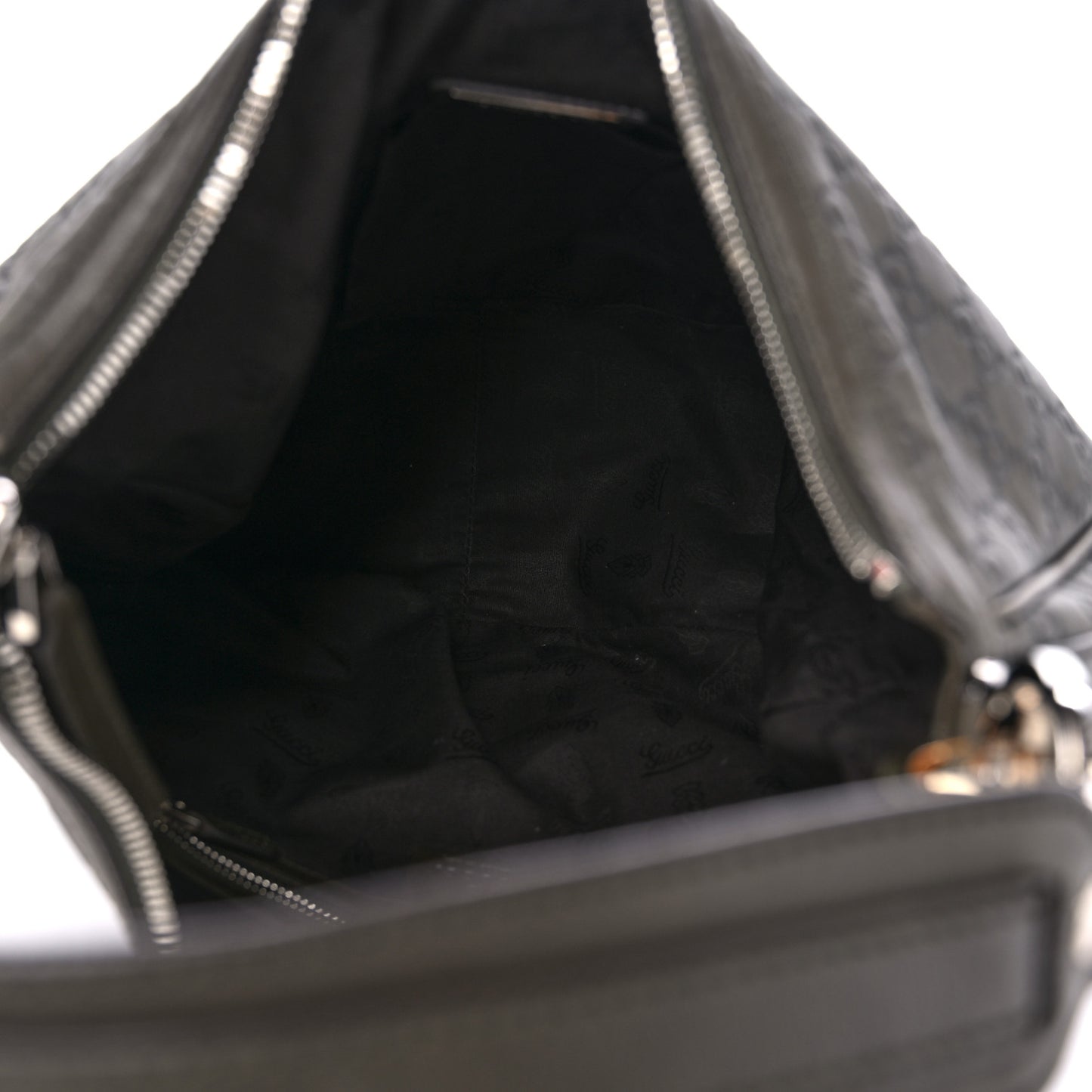 Guccissima Medium GG Twins Hobo Olive Green