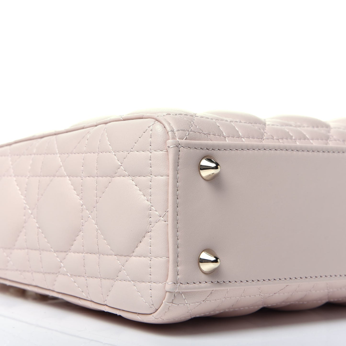 Lambskin Cannage Small My ABCDior Lady Dior Powder Pink