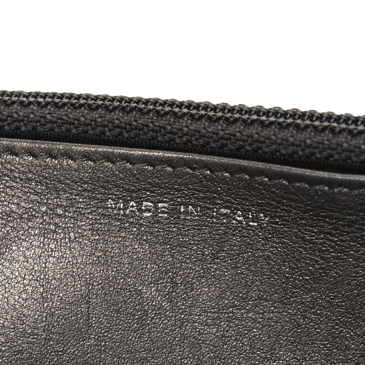 Metallic Caviar Timeless CC Wallet On Chain WOC Grey