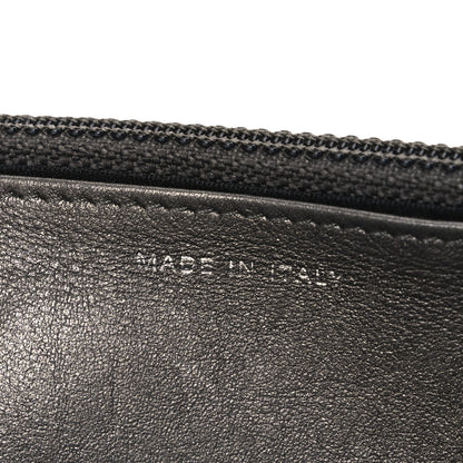 Chanel Metallic Caviar Timeless CC Wallet On Chain WOC Grey 7 of 12