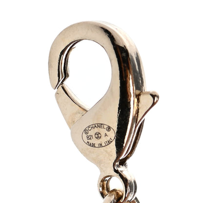 Chanel Crystal Chain CC Choker Gold Silver 4 of 4