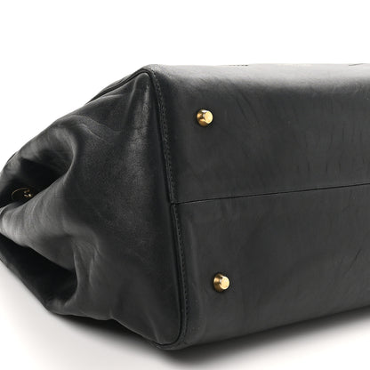 Lanvin Lambskin Quilted Medium Sugar Shoulder Bag Black 8 of 9