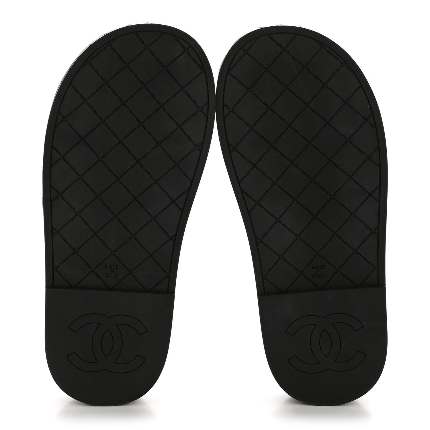 Chanel Lambskin Quilted CC Mules Sandals 35 Black 6 of 11