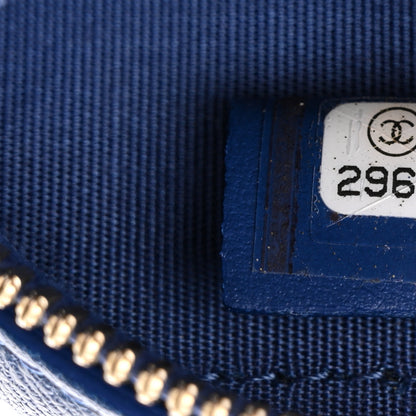 Chanel Lambskin Quilted Chanel 19 Zip Phone Case Blue 7 of 10