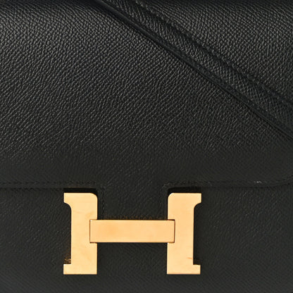 Hermes Epsom Constance 18 Black 7 of 14