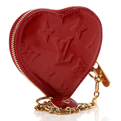 Louis Vuitton Vernis Coeur Heart Coin Purse Pomme D'Amour 3 of 6