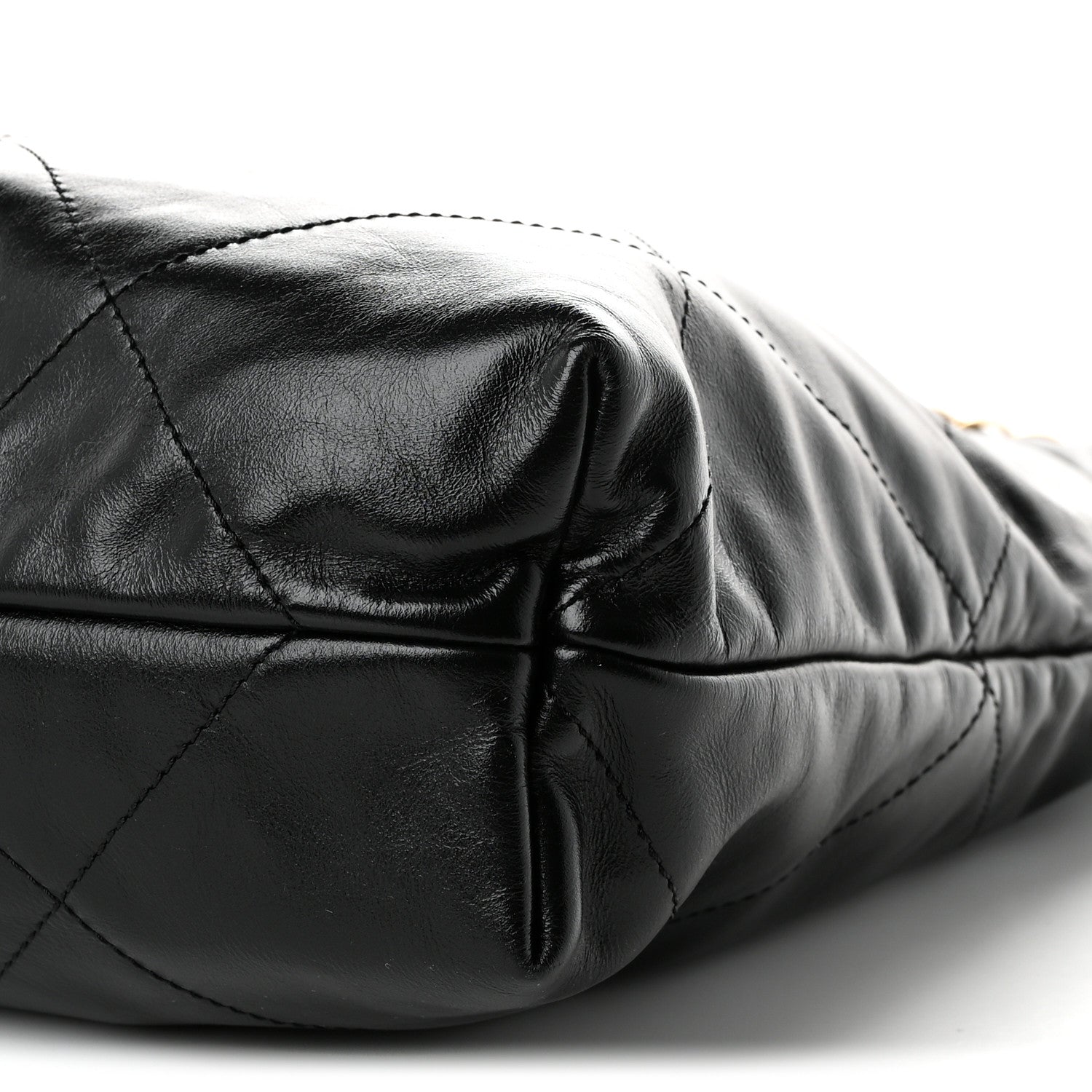 Chanel Shiny Calfskin Quilted Chanel 22 Black 11 of 11