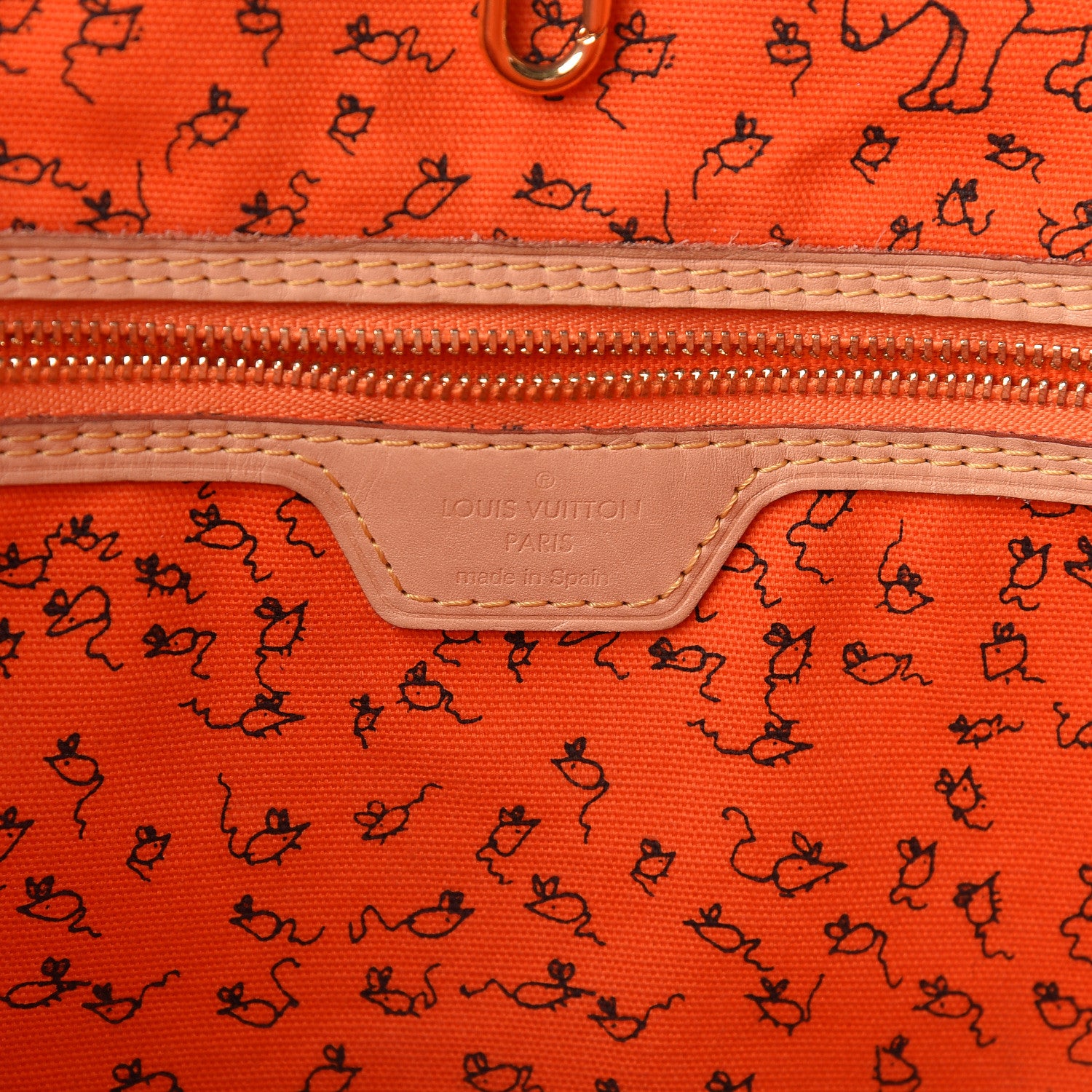 Louis Vuitton Catogram Neverfull MM Marron 7 of 15