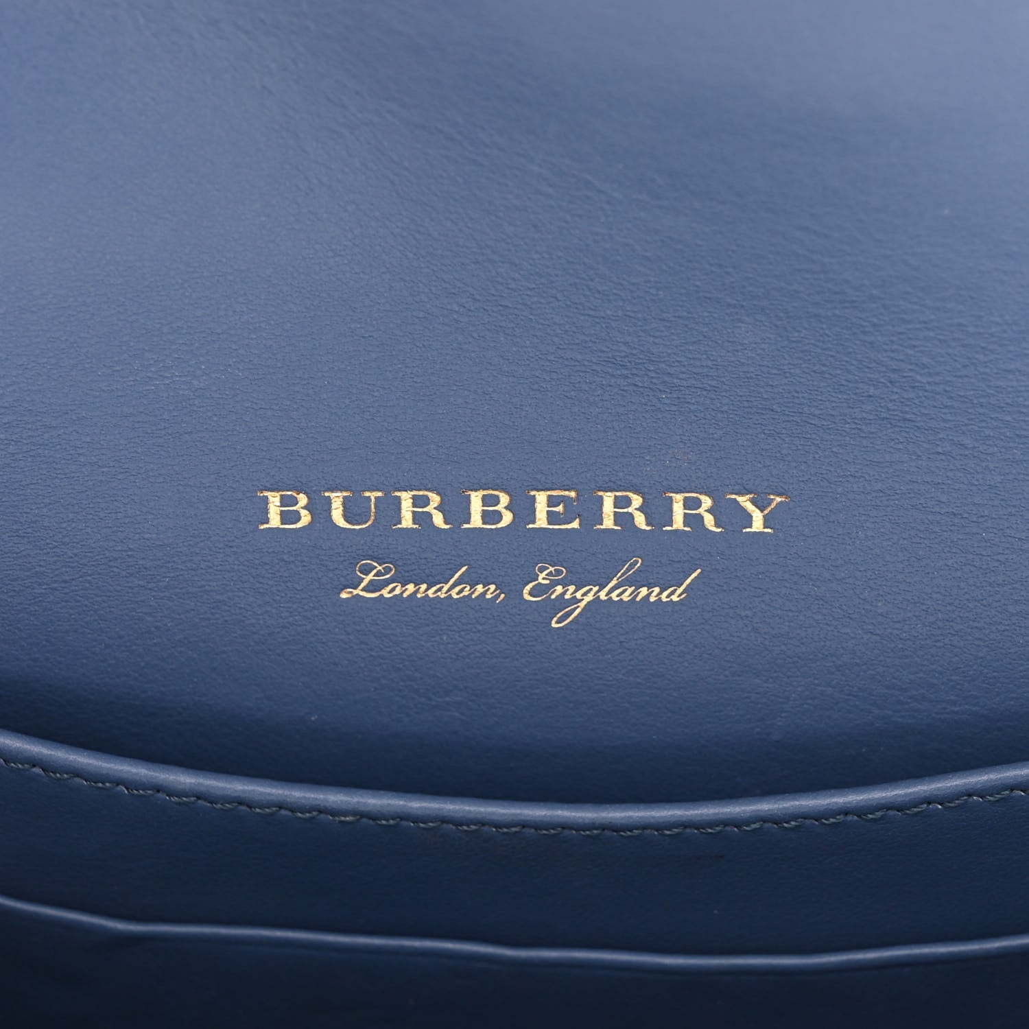 Burberry Soft Grain Calfskin Mini Phone Bag Steel Blue 5 of 9