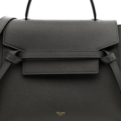 Celine Grained Calfskin Micro Belt Bag Grey 17 of 21