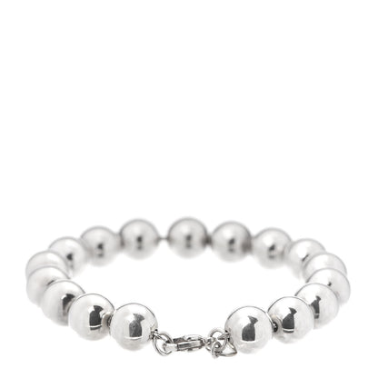 Tiffany Sterling Silver 10mm HardWear Ball Bracelet 3 of 5