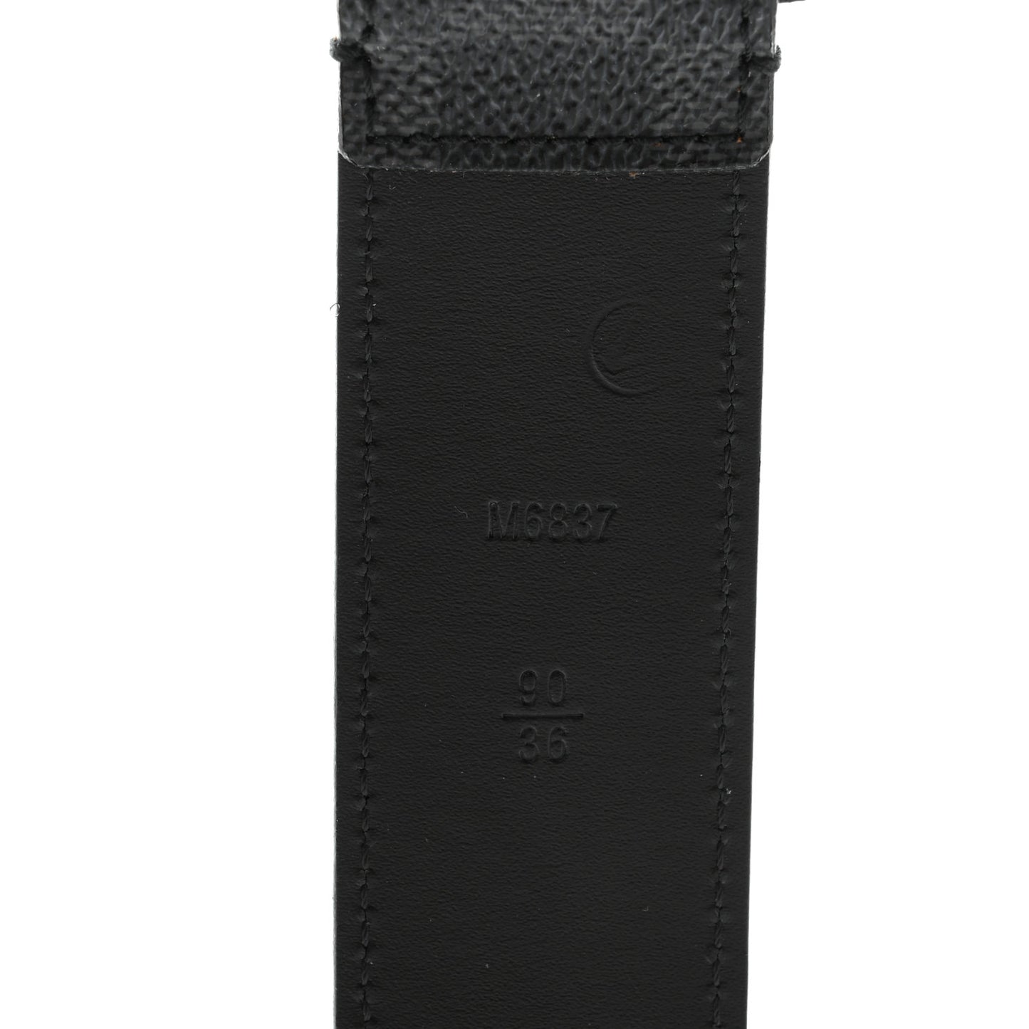 Damier Graphite Ellipse Belt 90 36