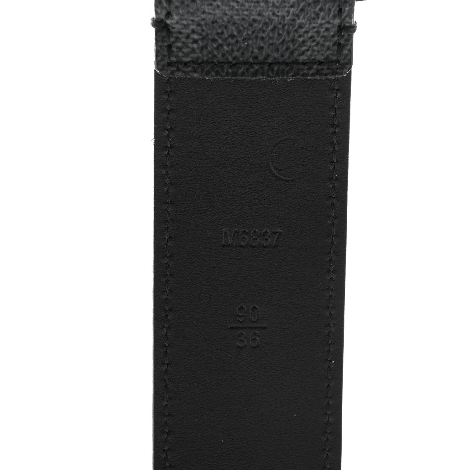 Louis Vuitton Damier Graphite Ellipse Belt 90 36 3 of 6
