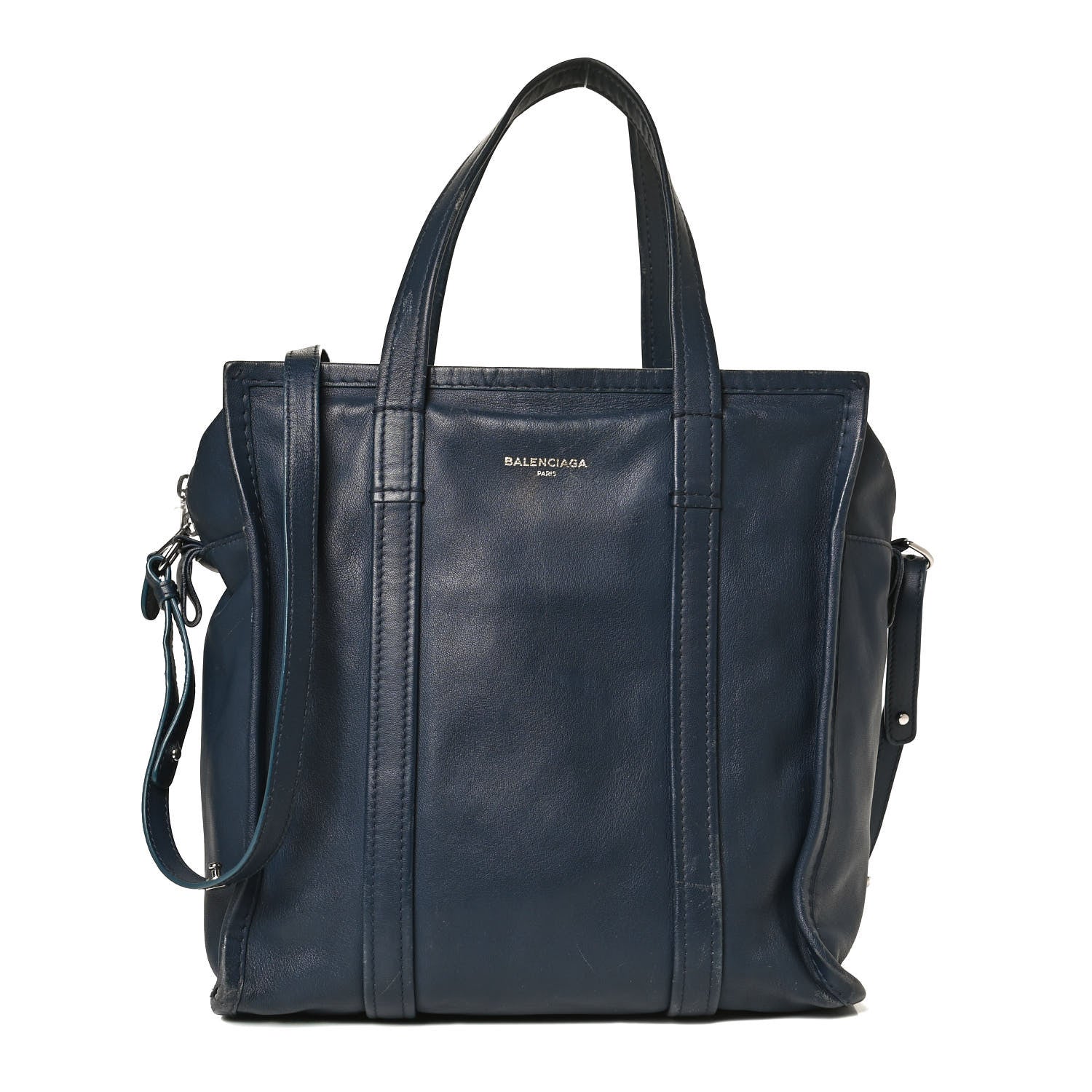 Balenciaga Agneau Small Bazar Shopper Tote Blue 1 of 15