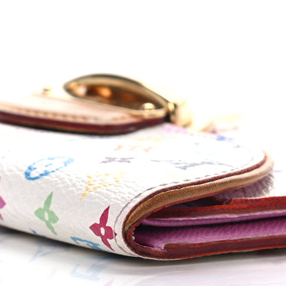 Louis Vuitton Monogram Multicolor Eugenie Wallet White Litchi 8 of 15