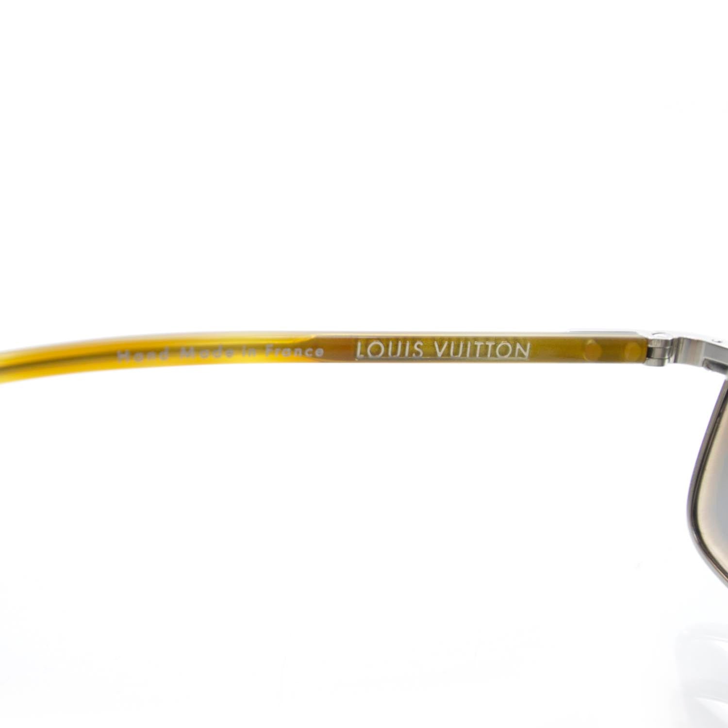 Louis Vuitton Aviator Sunglasses Silver 6 of 8