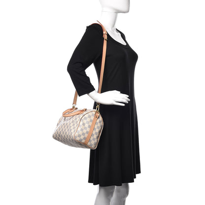 Louis Vuitton Damier Azur Speedy Bandouliere 25 3 of 12