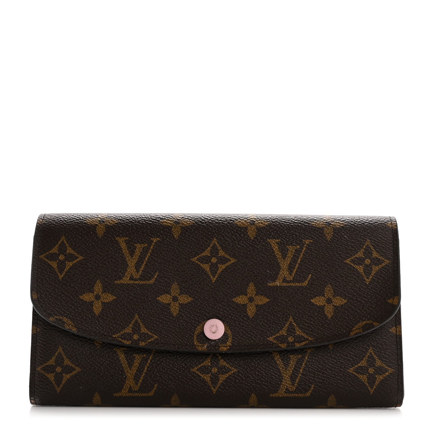 Louis Vuitton Monogram Emilie Wallet Rose Ballerine 1 of 10