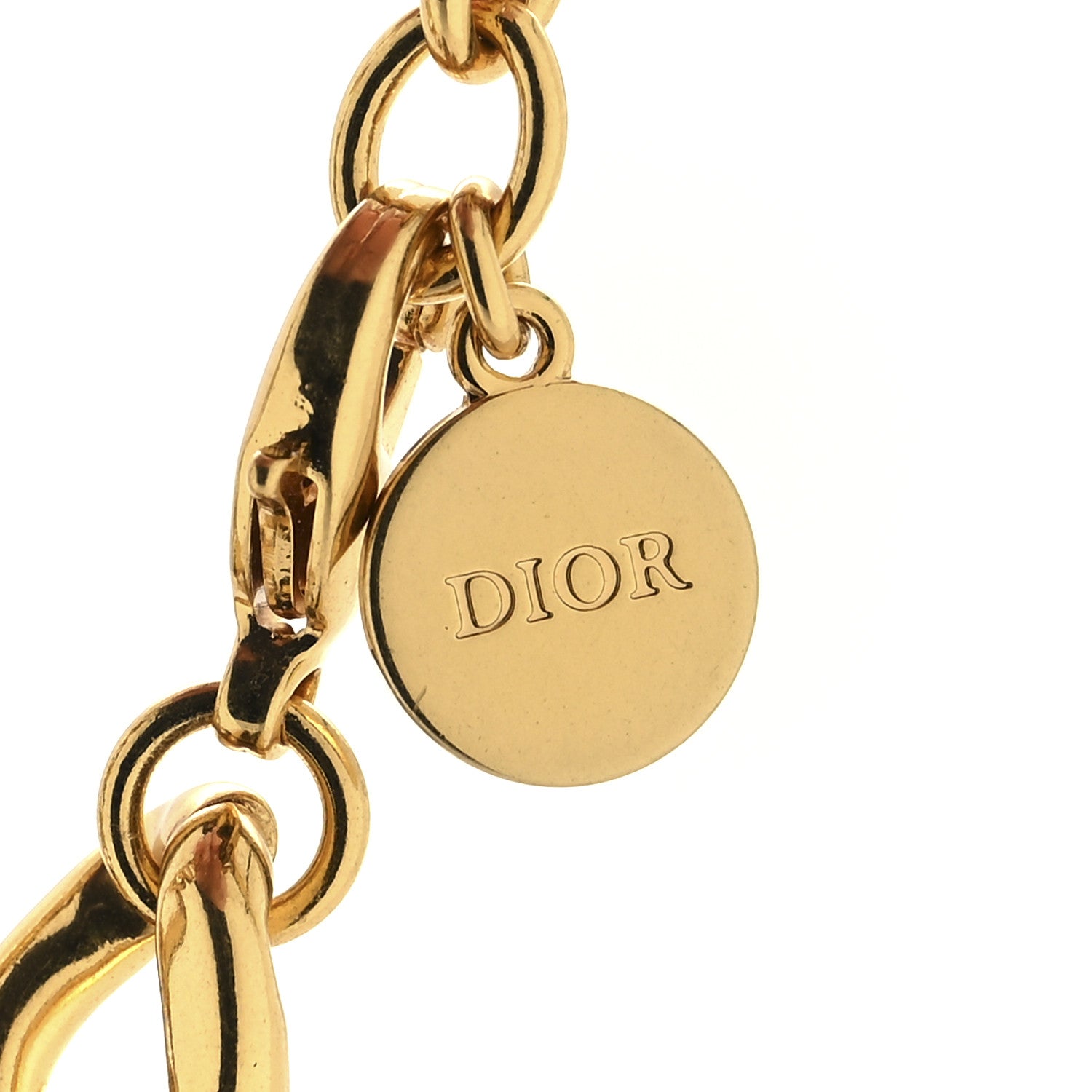 Christian Dior Metal 30 Montaigne Chain Bracelet Gold 4 of 5