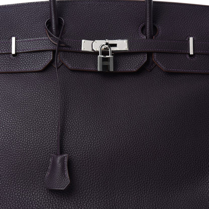 Hermes Togo Birkin 40 Raisin 10 of 10