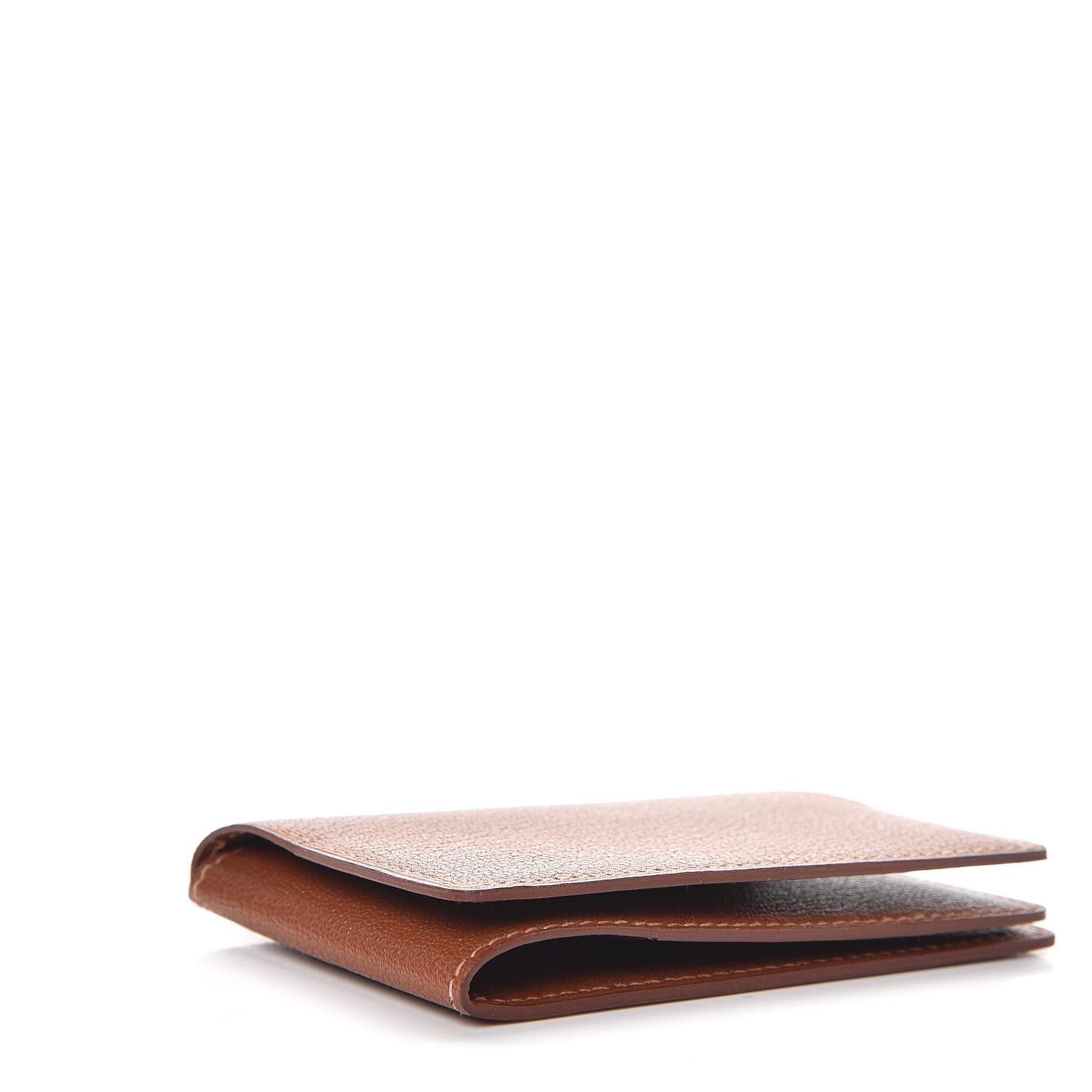 Hermes Chevre Mysore Guernesey Card Case Noisette 4 of 9