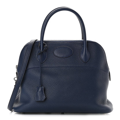 Hermes Taurillon Clemence Bolide 31 Bleu Saphir 1 of 13