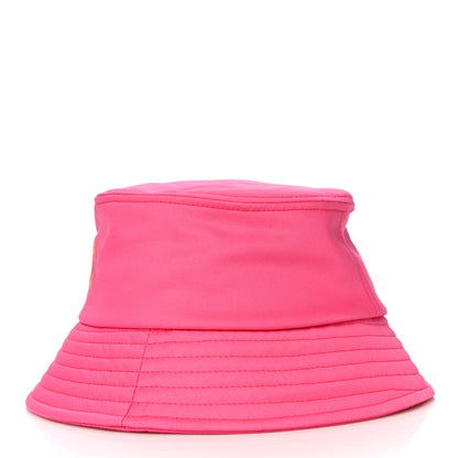 Chanel Canvas CC Bucket Hat M Fuchsia Orange 2 of 6