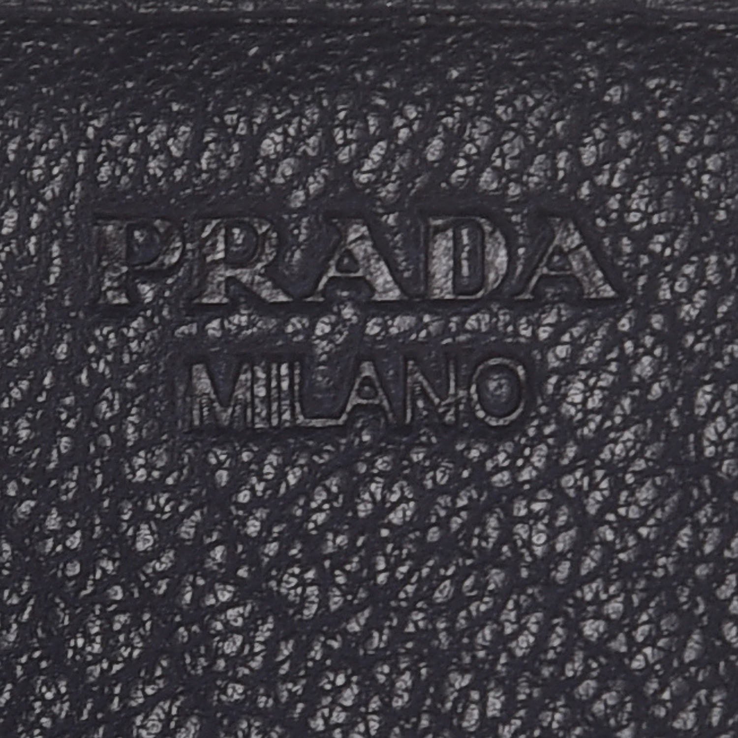 Prada Vitello Phenix Continental Flap Wallet Black 6 of 7