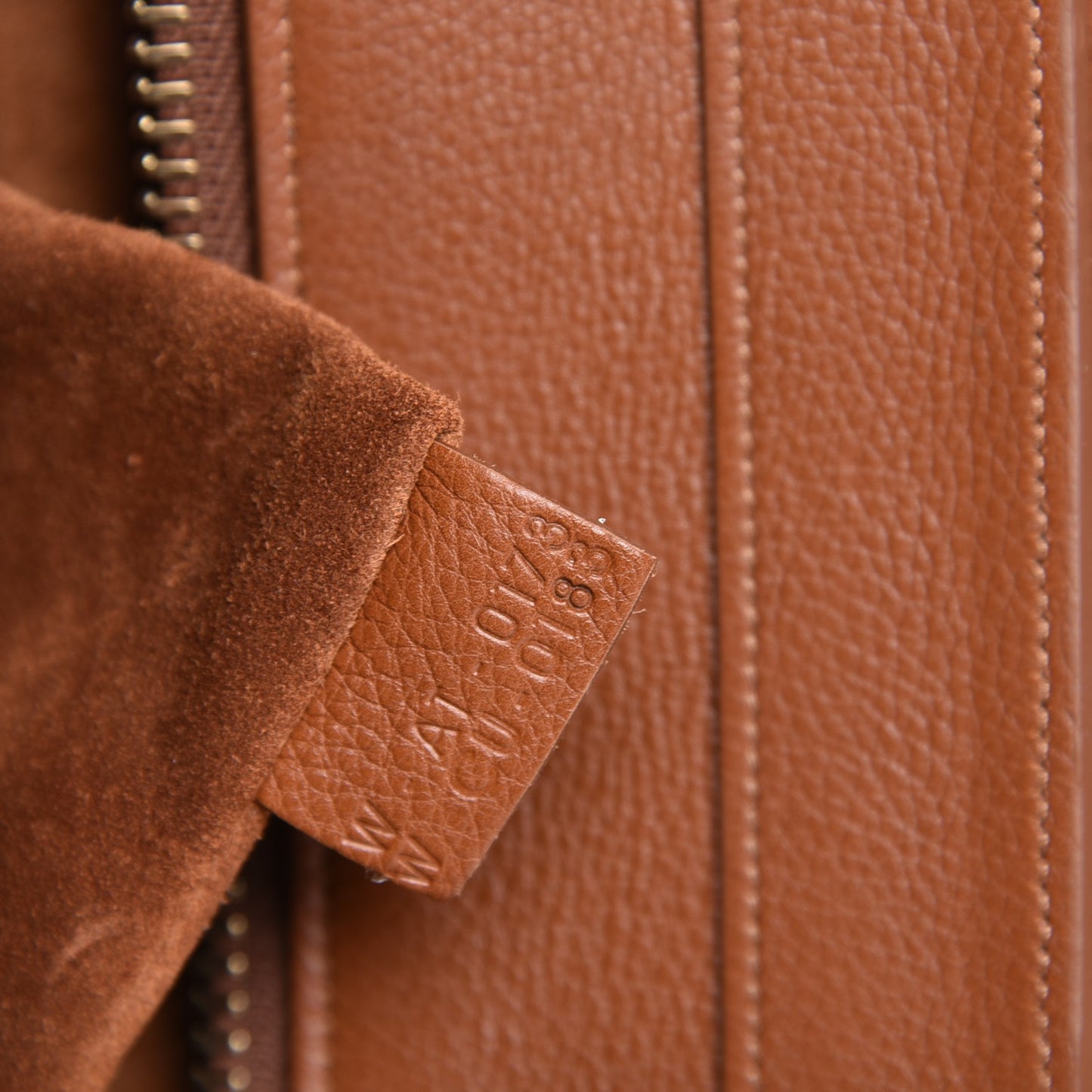 Baby Calfskin Mini Luggage Sienna