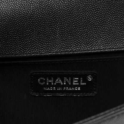 Chanel Caviar Quilted Medium Boy Flap So Black 6 of 10
