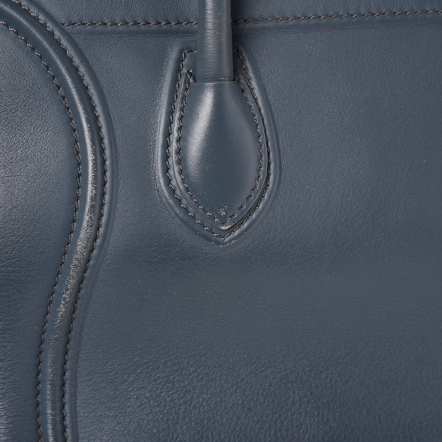Supple Calfskin Medium Phantom Luggage Slate Blue