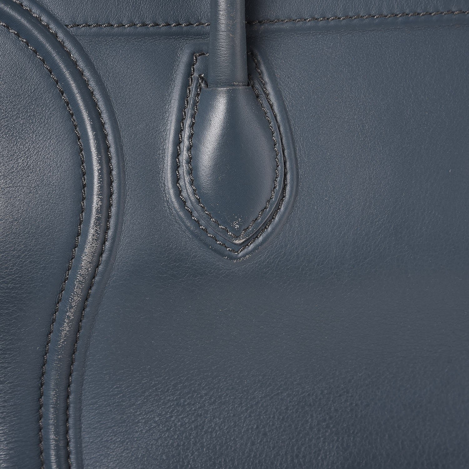 Celine Supple Calfskin Medium Phantom Luggage Slate Blue 22 of 26