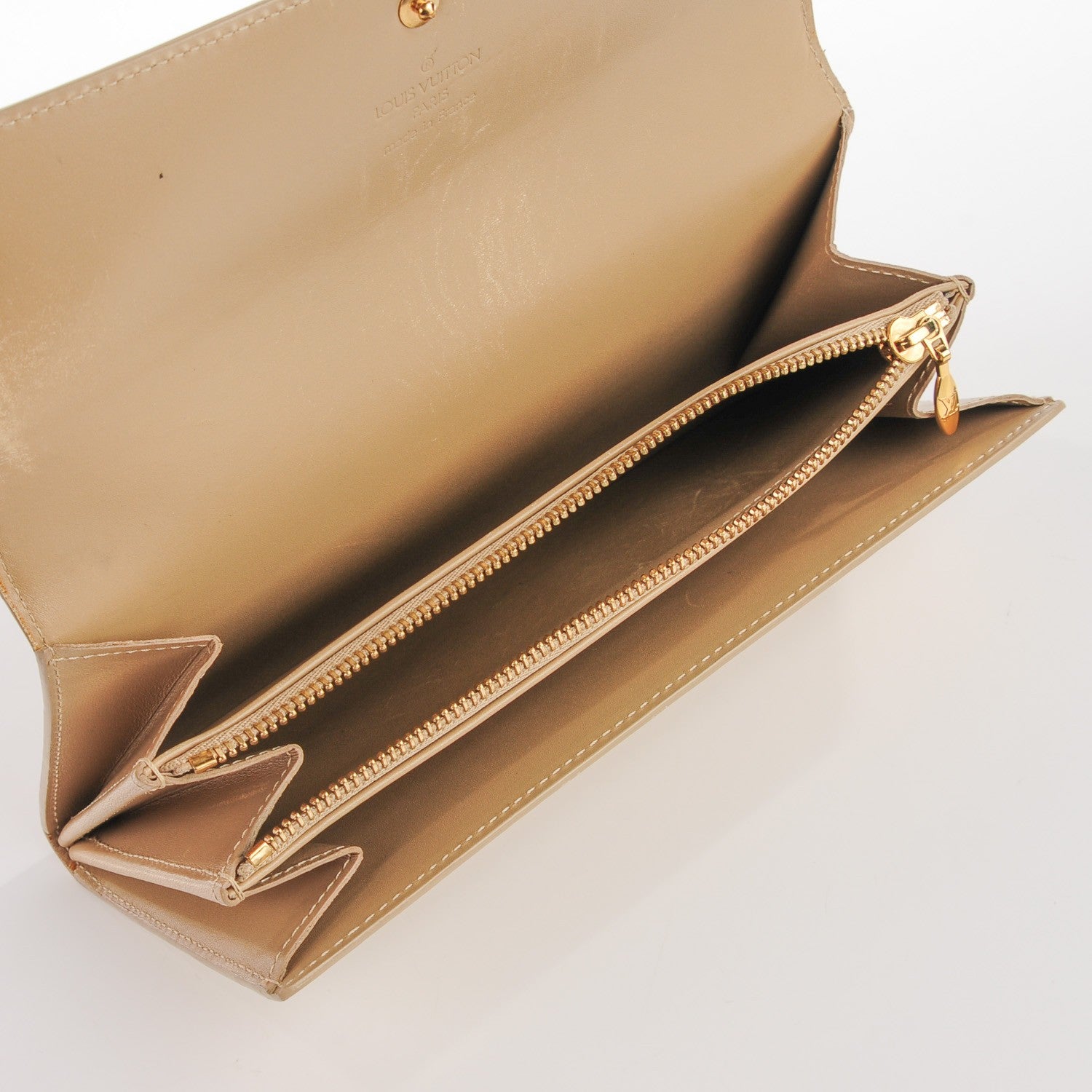 Louis Vuitton Vernis Sarah Wallet Beige 7 of 14