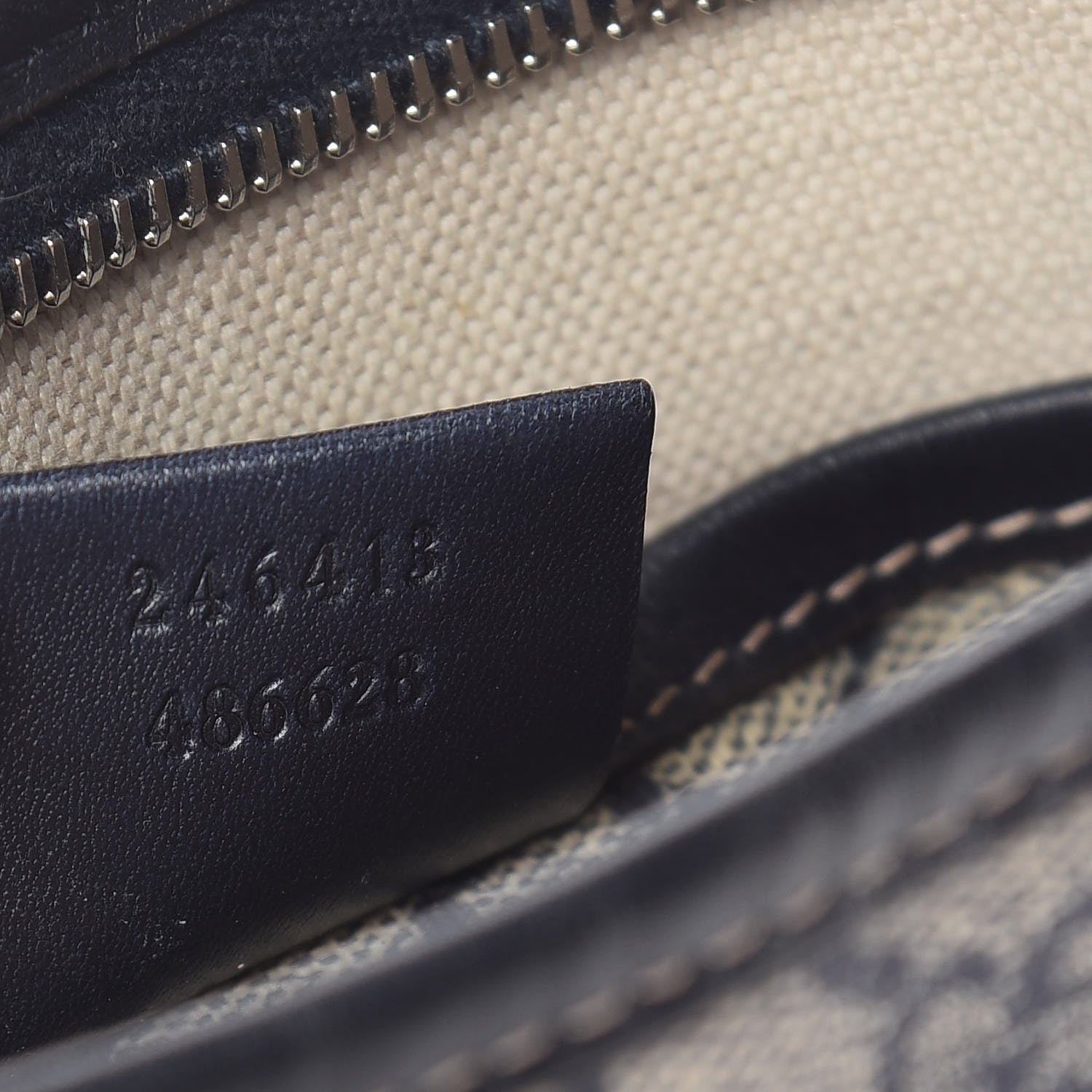 Gucci GG Plus Monogram Signature Web Loop Messenger Blue 7 of 10