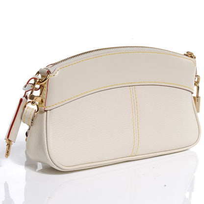 Louis Vuitton Suhali Lock It Clutch White 3 of 7