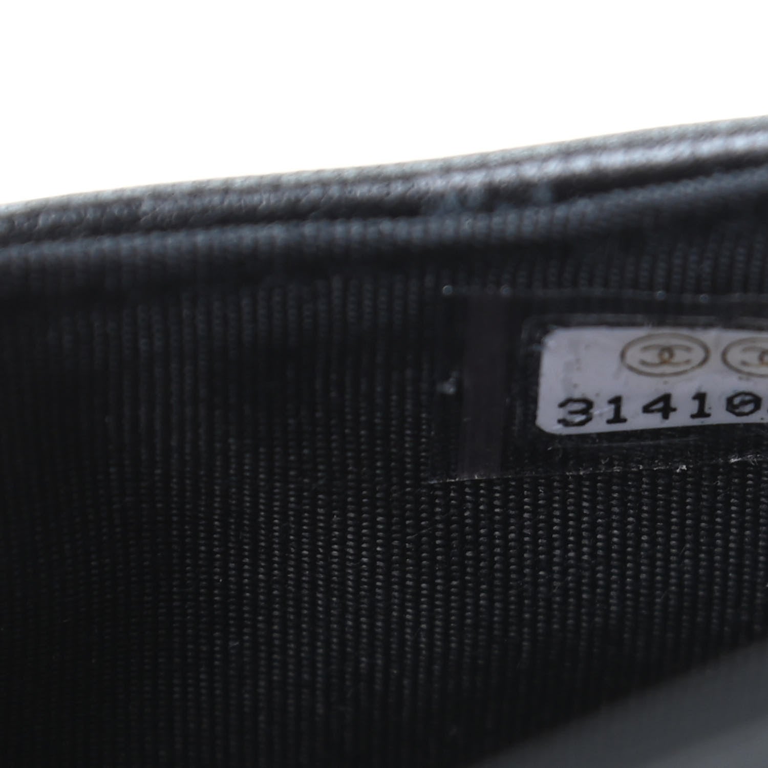Chanel Lambskin Camellia Embossed Chain Belt Bag Black 7 of 11